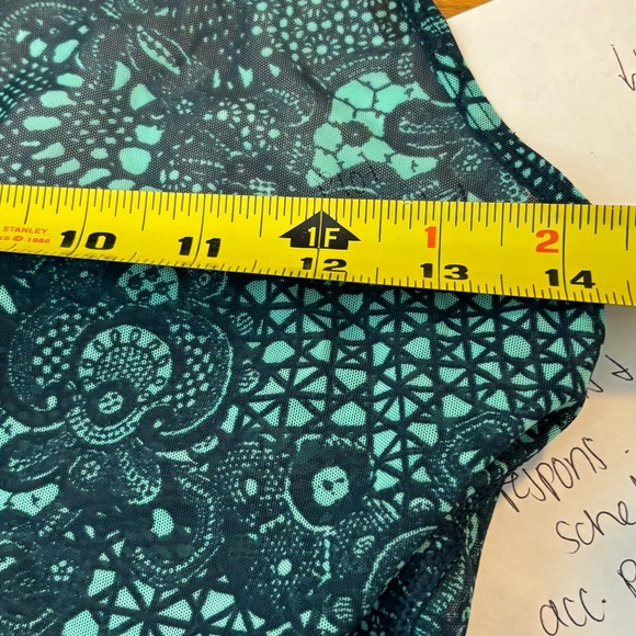 Lululemon 105 Singlet Pretty Lace Bali Breeze Alberta Lake 2/XS - Picture 8 of 8